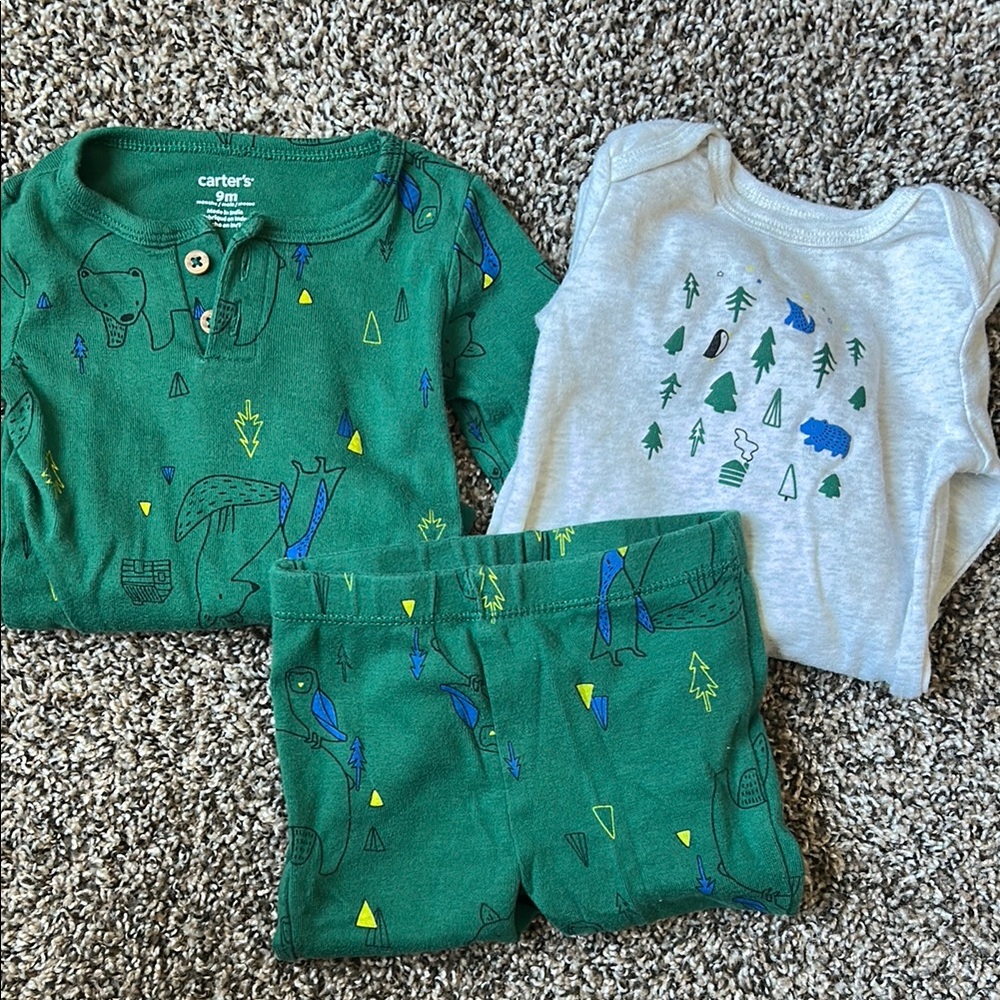 Forest Animal 3-Piece Baby Set